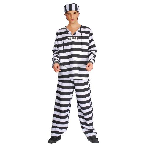 Ciao Costume carnevale Carcerato Assortito taglia Adulto 62019