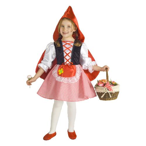 Costume carnevale Cappuccetto Rosso taglia 4 + anni 61430 4+