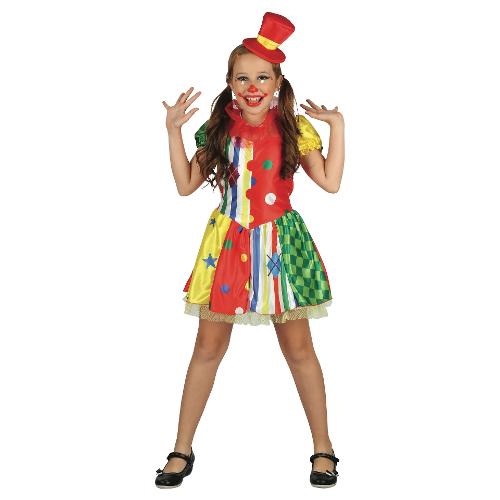 Costume carnevale Clown Girl taglia 7-9 anni 23052 7 9