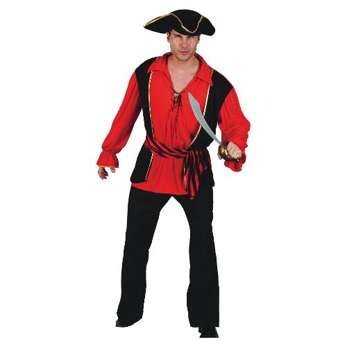 Ciao Costume carnevale Corsaro Rosso Assortito taglia Adulto 62076