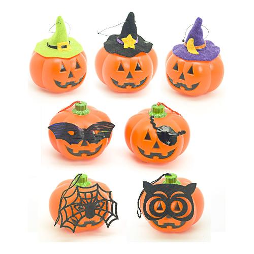 Ciao Zucchetta decorata con luce Decorazione Halloween Assortito 65352