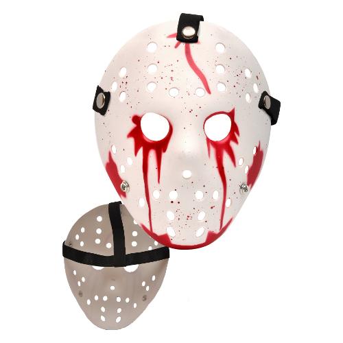 Ciao Maschera carnevale taglia Unica Jason Sangue Bianco e Rosso 31380