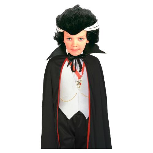 Ciao Parrucca Halloween Bimbo Dracula Nero e Bianco taglia bambino 30187
