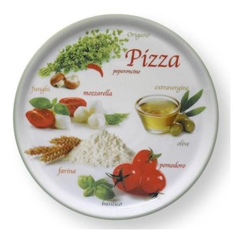 Saturnia Piatto pizza Porcellana (33cm) FOODS Bianco decorato 04018 ZP1