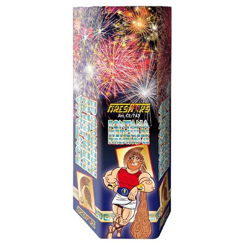 Firestars Giochi pirici 1 pz Fontana Hercules CE 743 (16x32 cm)