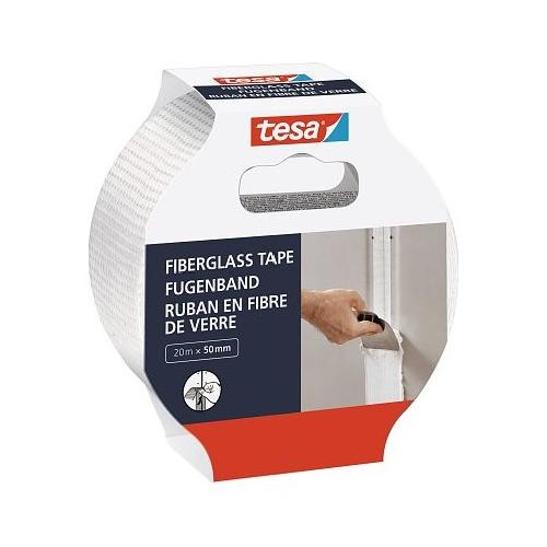 Tesa Nastro fibra di vetro 5cm x 25m Bianco 05255