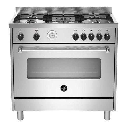 Cucina gas 5 fuochi PROFESSIONAL Pro 96 Mx Ed Inox classe A (2021