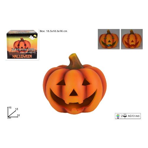 Due Esse Christmas Zucca cm .18 C Luce Decorazione Halloween XHW18000281