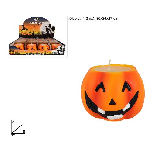 Due Esse Christmas Zucca con Candela 6 cm Decorazione Halloween XHW18000331