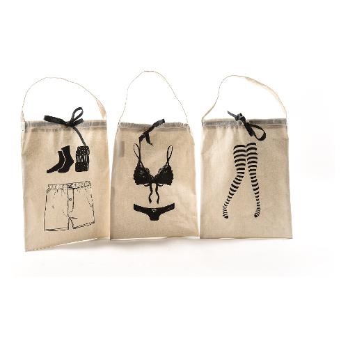 Mercury Porta intimo 30x40 cm ESSENTIALS sacchetto con manico Colore Assortito 28231
