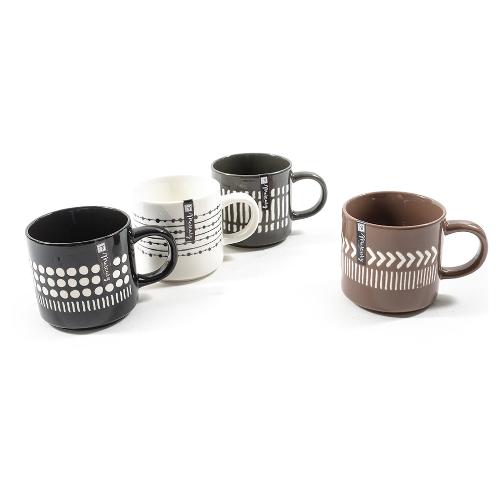 Mercury Tazza mug Porcellana (9x8cm) Assortito 11148