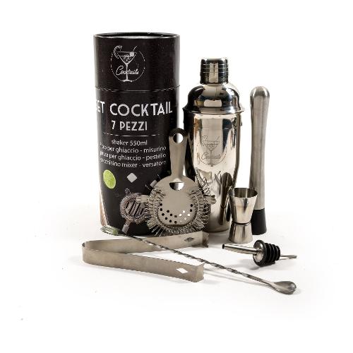 Set cocktail Acciaio lucido 550ml 20311