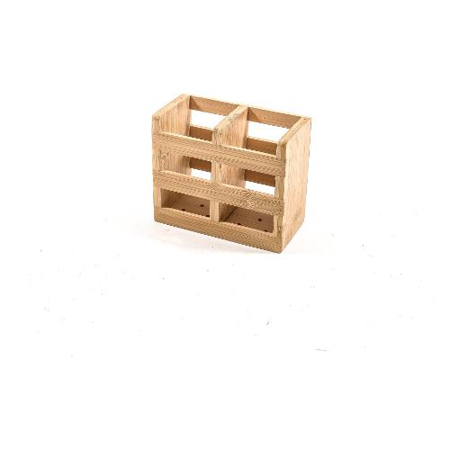 Mercury Porta posate cestello 2 posti (16cm) Naturale 17069