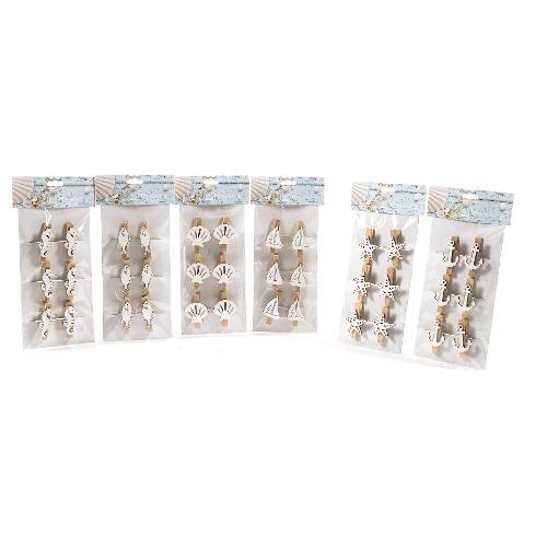Mercury Mollette bucato 6 pz Ocean MARE Assortito 47825