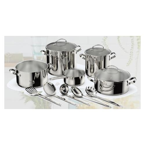 Lagostina Batteria pentole Inox 13 pz ICONA Cromo lucido 010750600013