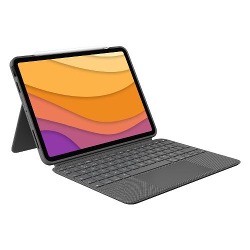 Logitech Custodia con tastiera IPAD Air 5a Gen COMBO TOUCH Oxford grey 920 010301