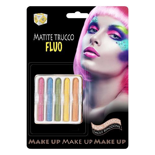 Ciao Set trucchi carnevale Matite Make Up Fluo 64018