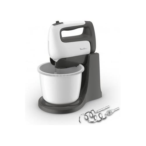 Moulinex Sbattitore Prep mix+ Standbowl Bianco e Grigio HM464110 500W