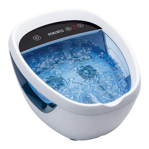 Homedics Idromassaggiatore plantare FOOT SPA Shiatsu Bliss Bianco e Blu FB 655HJ EU