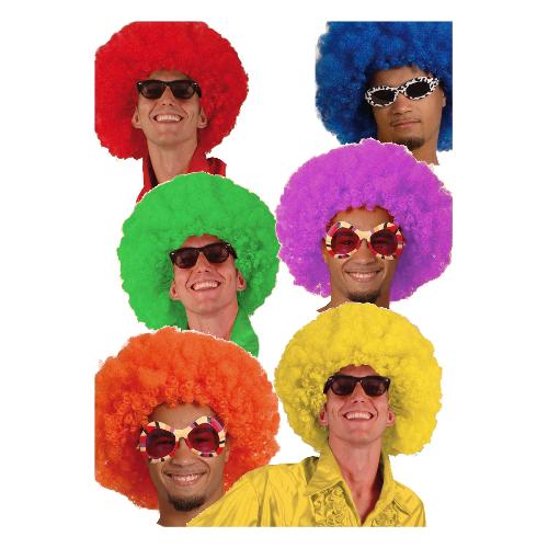 Ciao Parrucca carnevale Afro Maxi assortito taglia unica Y0070
