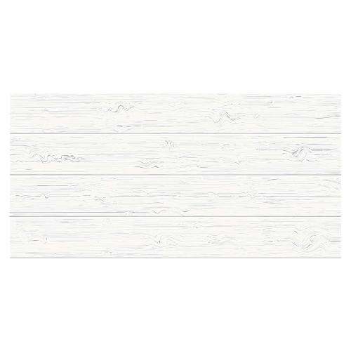 Oreca Pannello decorativo Pp White Wood (100x50 cm) DEC002007