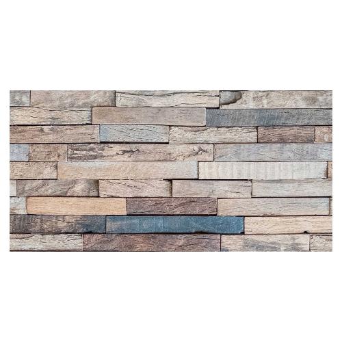 Oreca Pannello decorativo Pp Wooden Strips (100x50 cm) DEC002008