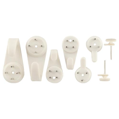 Ganci casa assortiti Bianco 250 pz 0013001 93