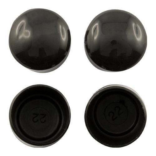 Set di 48 tappi per gambe per sedia (F10/E15/D16, nero) - Caps and