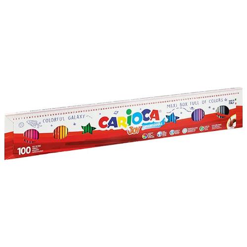 Carioca Pennarelli disegno standard sezione tonda 100 pz tratto Fine JOY colori assortiti 41019