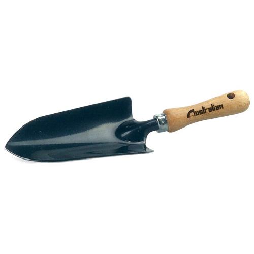 Australian Trapiantatore a mano Largo (32 cm) Nero e Natural MN01