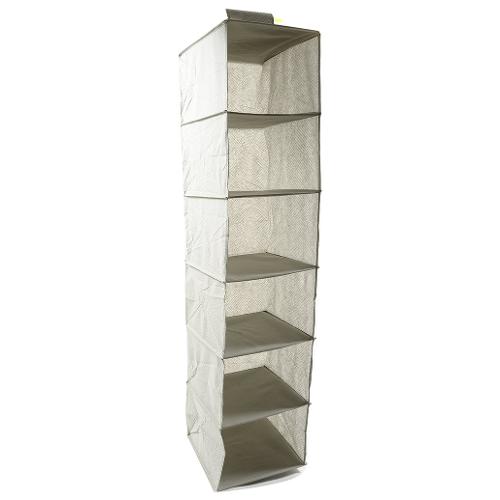Mercury Organizer appendibile 30x30x130 cm Guardaroba 9P Ecrù 28590