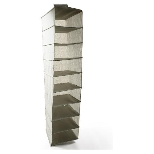 Mercury Organizer appendibile 30x30x130 cm Guardaroba 9P Ecrù 28583