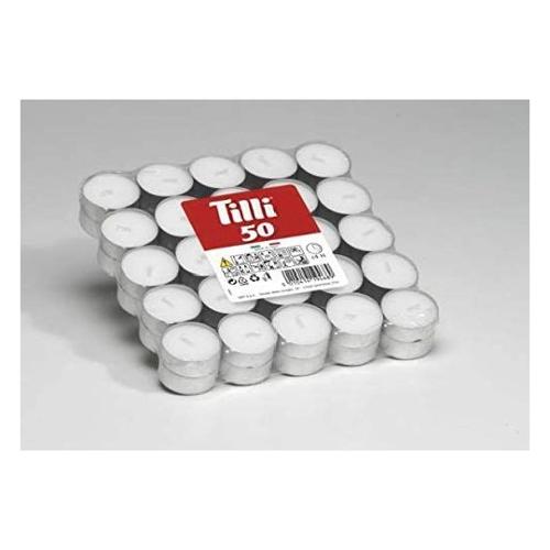 Ser Set candele profumate 50 pz Tea Light Inodore 021892