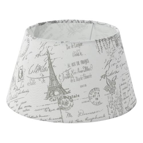 Eglo Paralume 1+1 VINTAGE Grigio e Bianco 49964 (25x14cm)