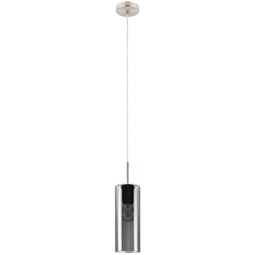 Eglo Sospensione SELVINO Nickel opaco e Nero trasparente (10x110cm) 98694 1 luce - E27 - Max 15W
