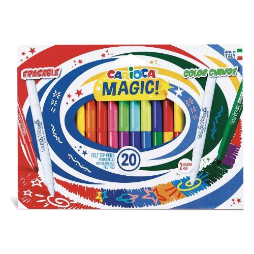 Carioca Pennarelli disegno per bambini sezione tonda 20 pz tratto Grande colori assortiti 41369