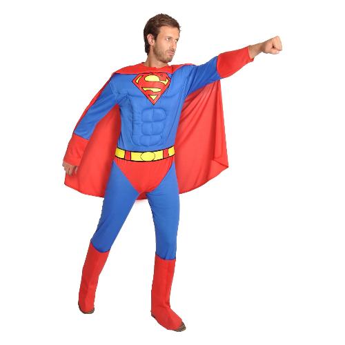 Costume carnevale DC COMICS SUPERMAN taglia Adulto 11686 XL