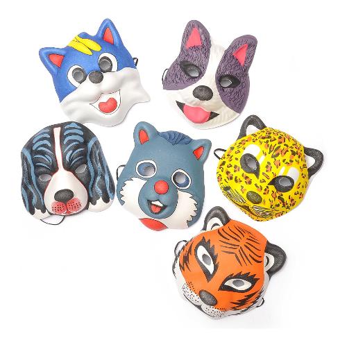 Ciao Maschera carnevale taglia Unica Viso Animaletti Eva Assortito 21105