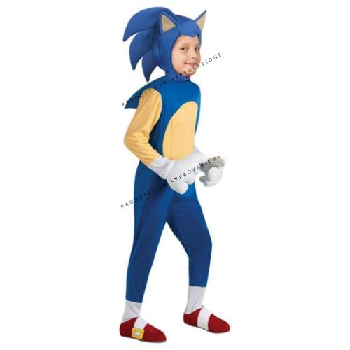 Costume carnevale Sonic Assortito taglia 8-10 anni 11178 8 10