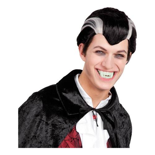 Ciao Parrucca Halloween Transilvania Nero e Bianco taglia unica 30704