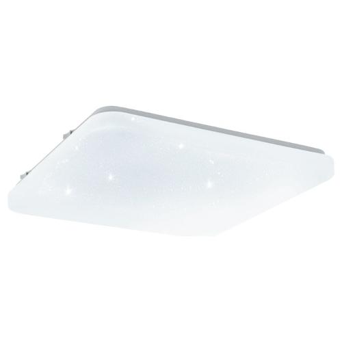 Eglo Plafoniera FRANIA S Bianco (33x7x33cm) 33608 1 luce - LED - Max 14,6W
