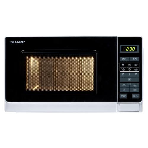 Sharp Microonde (20Lt) R 242INW Silver e Black
