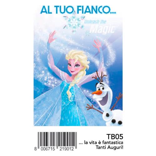 Marpimar Biglietto auguri Compleanno Frozen Disney (11,8x16,8 cm) TB05