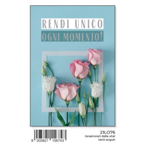 Marpimar Biglietto auguri Compleanno Flowers (11,8x16,8 cm) 21LO76