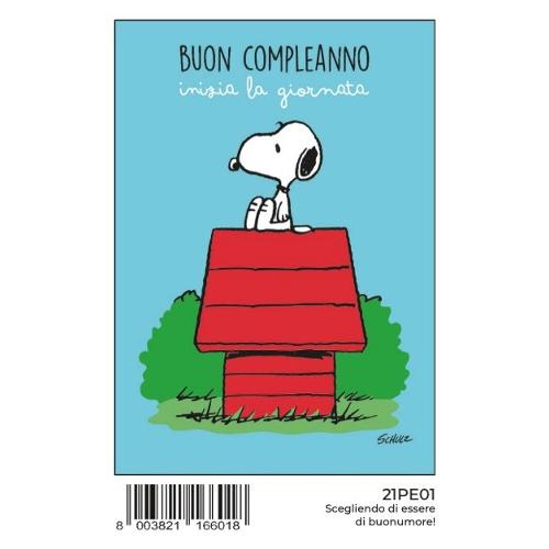 Marpimar Biglietto auguri Compleanno Peanuts (11,8x16,8 cm) 21PE01