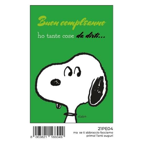 Biglietto auguri Compleanno Peanuts 11,8 x 16,8 cm 21PE04