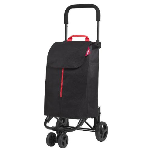 Gimi Carrello spesa (50L) TWIN NEW Nero (52x39x95 cm) 169324