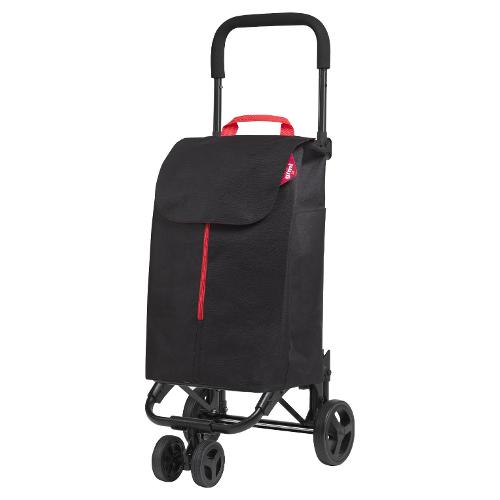 Carrello spesa 40L EASY NEW Nero 34 x 10 x 96 cm 168432