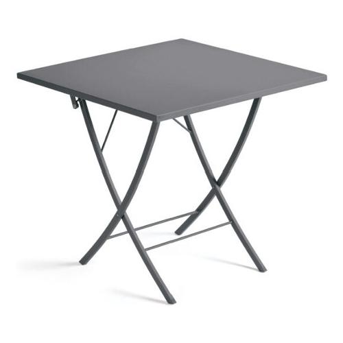 Vermobil Tavolo da esterno metallo VEGAS Fisso Grigio antico (80x80x75cm) VE2080 AG