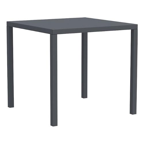 Vermobil Tavolo impilabile metallo QUATRIS Fisso Grigio antico (80x80x75cm) QT8080 AG